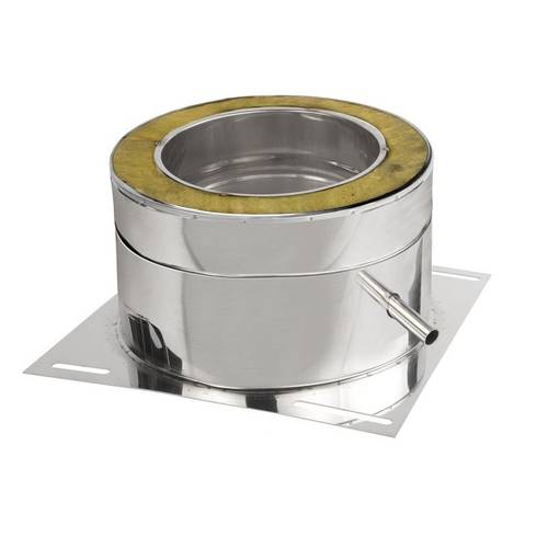 Zväčšený obrázok ku produktu Odkaľovač na doske bočný 150/220 mm, dvojplášť