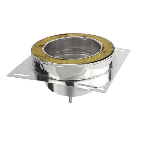 Zväčšený obrázok ku produktu Odkaľovač na doske spodný 200/260 mm, dvojplášť