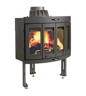 Obrázok ku produktu Liatinová krbová vložka I 400 HARMONY CB, čierny lak, JOTUL