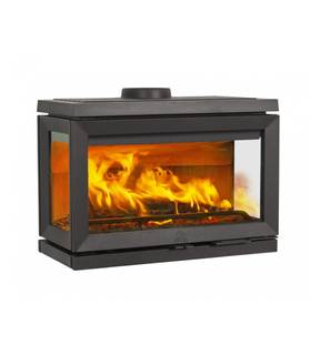 Obrázok ku produktu Liatinové krbové kachle F 620 LB BP s nízkym podstavcom, čierny lak, JOTUL