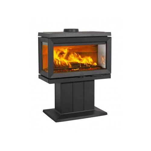 Zväčšený obrázok ku produktu Liatinové krbové kachle F 620 P BP s nohou, čierny lak, JOTUL