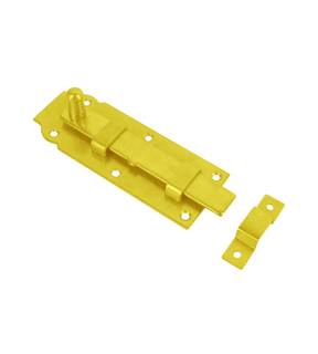 Obrázok ku produktu Zástrč 140x55x5 W140 na dvere - jednoduchá žltý Zn