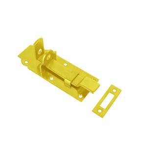 Obrázok ku produktu Zástrč 140x55x5 WZW140 uzamykateľná zalomená žltý Zn