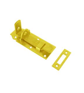 Obrázok ku produktu Zástrč 120x45x5 WZW120 uzamykateľná zalomená žltý Zn
