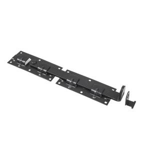 Obrázok ku produktu Zástrč 440x70 WBR440C na bránu, vráta dvojkrídlové čierna