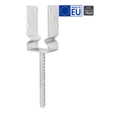 Obrázok ku produktu U na roxore 80x60x150/4 ø18 PUZ80 úzke s prelisom Zn