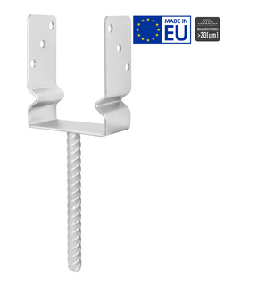 Obrázok ku produktu U na roxore 120x60x150/4 ø18 PUZ120 úzke s prelisom Zn
