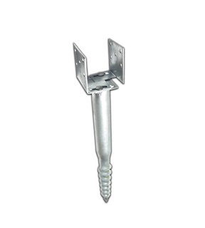 Obrázok ku produktu Skrutka 80-170x685x2 zemná TZn nastaviteľná 80-170 hranol