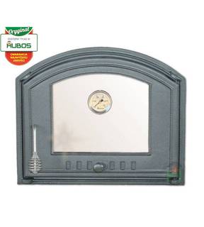 Obrázok ku produktu Liatinové chlebové/pizza dvierka 485x410 s teplomerom, DCHS4T