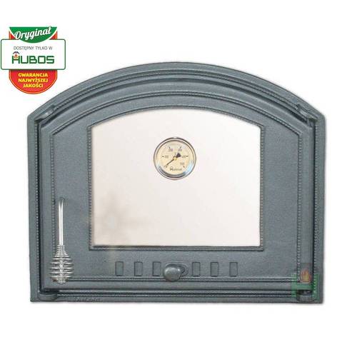 Zväčšený obrázok ku produktu Liatinové chlebové/pizza dvierka 485x410 s teplomerom, DCHS4T