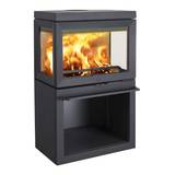Obrázok ku produktu Liatinové krbové kachle F 520 BP, čierny lak, JOTUL