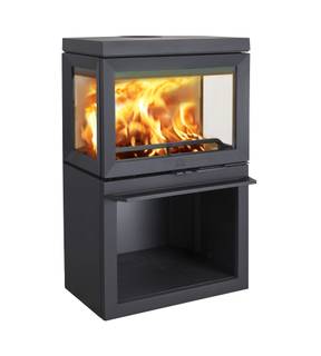 Obrázok ku produktu Liatinové krbové kachle F 520 BP, čierny lak, JOTUL