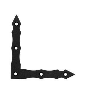 Obrázok ku produktu Rohovník 150x150x25x2,5 SN02 ozdobný čierny