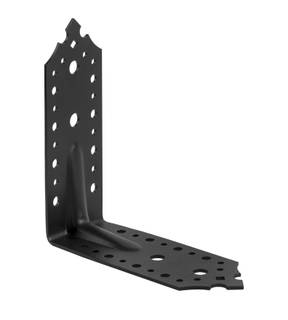 Obrázok ku produktu Uholník 165x165x65x2,5 SDKP9 ozdobný s prelisom čierny