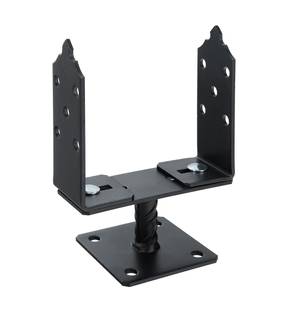 Obrázok ku produktu U na platničke 120-200x60x180x3 SDPB nastaviteľné ozdobné čierne