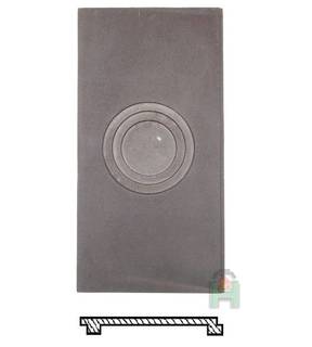 Obrázok ku produktu Platňa 630x320 s otvorom 200 mm, liatinová