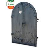 Obrázok ku produktu Liatinové udiarenské dvierka 605x410 s teplomerom, DW13T