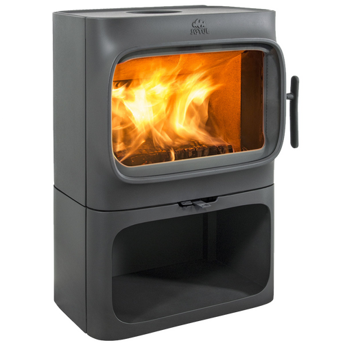 Zväčšený obrázok ku produktu Liatinové krbové kachle F 305 R B BP, čierny lak JOTUL