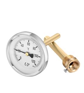 Obrázok ku produktu Teplomer + jímka, TB-63/120/R100, 120 °C
