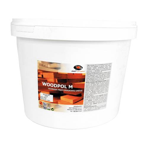 Zväčšený obrázok ku produktu WOODPOL M náter proti praskaniu dreva, 25 kg zelený