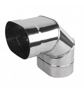 Obrázok ku produktu Koleno 90°ovál 0,6 mm 120/240 dlhý bok, nerez antikoro 1.4404