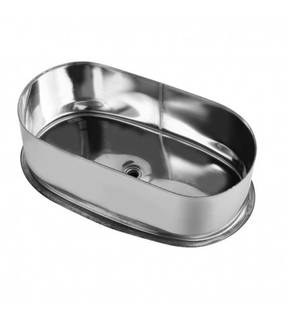 Obrázok ku produktu Odkaľovač ovál 0,6 mm 120/220, spodný vývod, nerez antikoro 1.4404