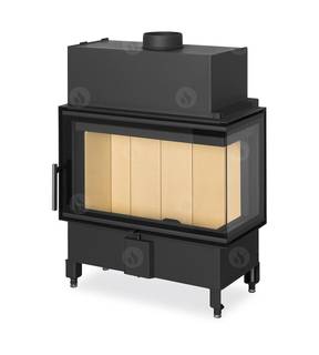 Obrázok ku produktu Krbová vložka HEAT L 2G S 70.44.33.23 rohová ľavá s otváraním dvierok do strany a deleným sklom, ROMOTOP