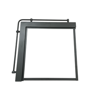 Obrázok ku produktu Rám sporákový 630x630 mm s madlom a prekrytím, čierna