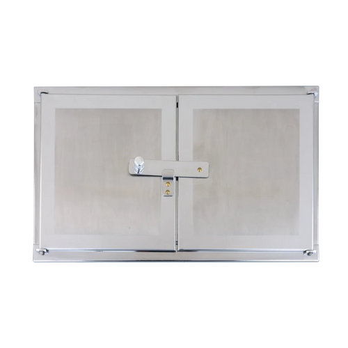 Zväčšený obrázok ku produktu Chlebové dvierka 470x290 mm dvojdielne, 03 nerez