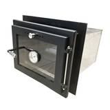 Obrázok ku produktu Rúra pečiaca 410x325 mm so sklom, teplomerom a reguláciou vzduchu, 09T čierna/chróm