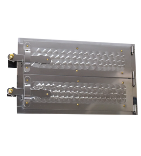 Obrázok ku produktu Chlebové dvierka 470x290 mm, 02 nerez/zlaté doplnky