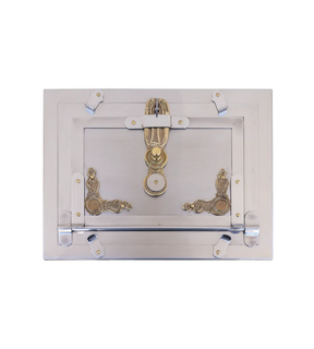 Obrázok ku produktu Rúra pečiaca 410x310 mm, 07 nerez/zlatá