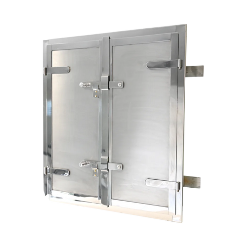 Zväčšený obrázok ku produktu Dvierka na udiareň 650x600 mm, 01 nerez