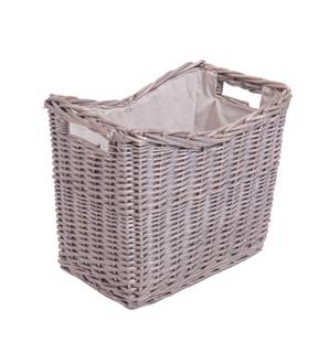 Obrázok ku produktu Kôš na drevo prútený juta šedý 45x40x30 cm 21.02.628.2 LIENBACHER