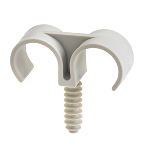 Obrázok ku produktu Úchyt 25 (25-26) AB-TD 2-úchyt káblov a trubiek Nylon