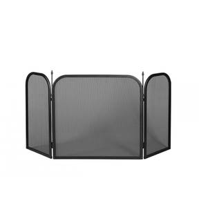 Obrázok ku produktu Zábrana ku krbu trojdielna 100x50cm čierna LIENBACHER