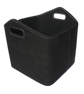 Obrázok ku produktu Kôš na drevo z filcu 38x35cm čierny LIENBACHER