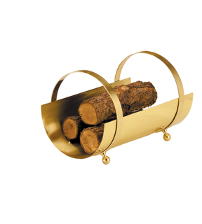 Obrázok ku produktu Kôš na drevo 34x50x33cm mosadz LIENBACHER