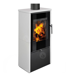 Obrázok ku produktu Krbové kachle Laredo F 01 - keramika biela lesklá 90002, ROMOTOP