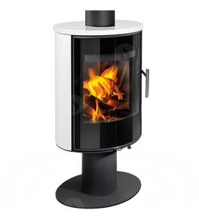 Obrázok ku produktu Krbové kachle Laredo T 01 - keramika biela lesklá 90002, ROMOTOP