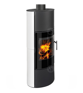 Obrázok ku produktu Krbové kachle Laredo 01 AKUM - keramika biela lesklá 90002, ROMOTOP