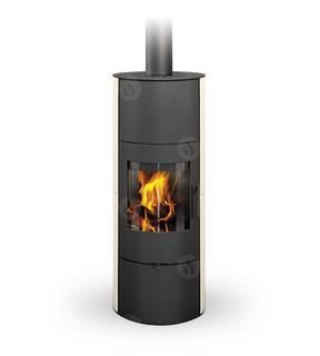 Obrázok ku produktu Krbové kachle Evora 01 AKUM - keramika steel 58507, ROMOTOP