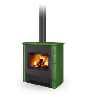 Obrázok ku produktu Krbové kachle TELDE 11 s výmenníkom keramika steel 58507, ROMOTOP