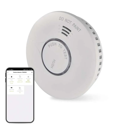 Zväčšený obrázok ku produktu GoSmart Detektor dymu TS380C-HW s WiFi