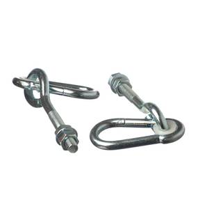 Obrázok ku produktu Hojdačkový hák M12x350 Zn kyvný, karabína s vložkou, metrický závit