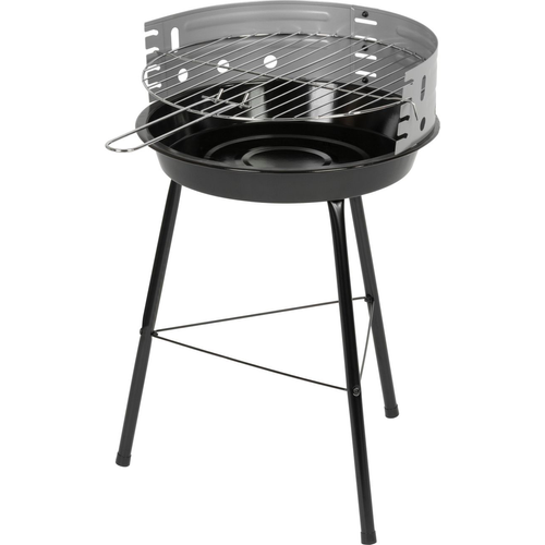 Zväčšený obrázok ku produktu Gril Pro Fabio, BBQ, na drevené uhlie, 380x380x550 mm