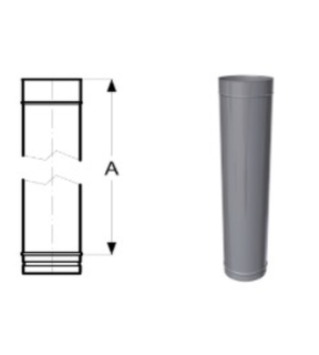 Obrázok ku produktu Diel rovný 450 mm PPL 160 PRIMA PLUS Schiedel