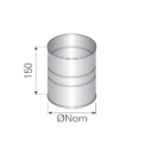 Obrázok ku produktu Spojka hrdlo-hrdlo PPL 150, SCHIEDEL