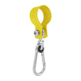 Obrázok ku produktu Hojdačková objímka okrúhla ø100x3 MHO100 žZn kyvná karabína s vložkou