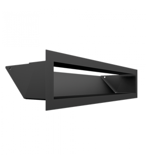 Obrázok ku produktu Krbová mriežka otvorená 400x90 LUFT 45S SF plytká čierna matná